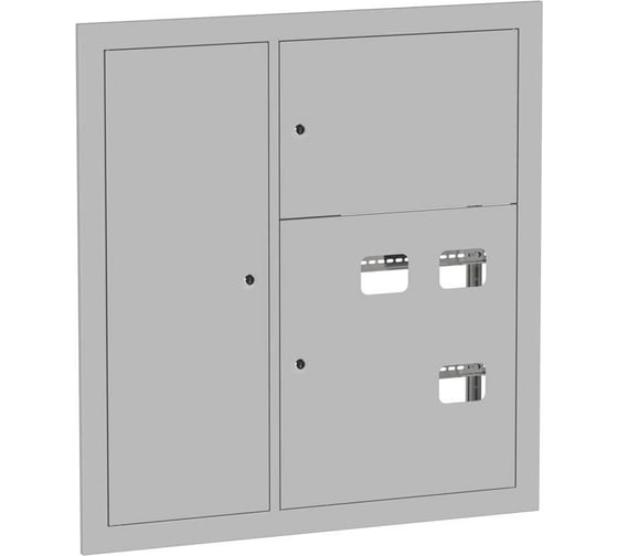 Этажный щит EKF 3 кв. RAL9003 со слаботочным отсеком слева (1000x950x160) PROxima mb29-v-3z-ral9003 1