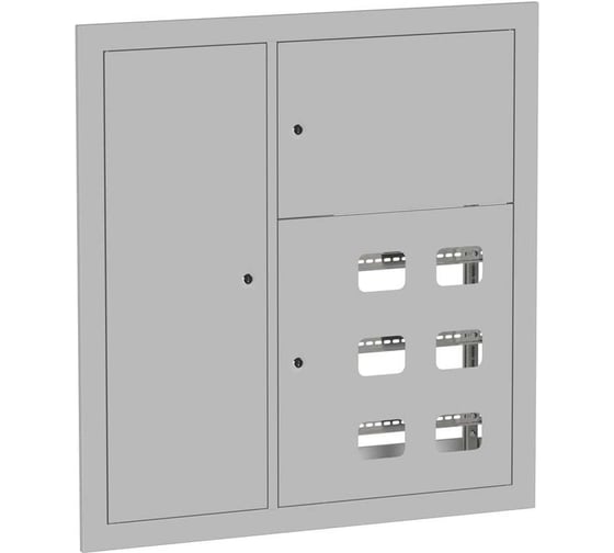 Этажный щит EKF 6 кв. RAL9003 со слаботочным отсеком слева (1000x950x160) PROxima mb29-v-6z-ral9003 1