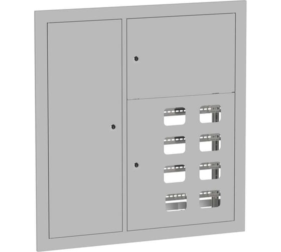 Этажный щит EKF 8 кв. RAL9003 со слаботочным отсеком слева (1000x950x160) PROxima mb29-v-8z-ral9003