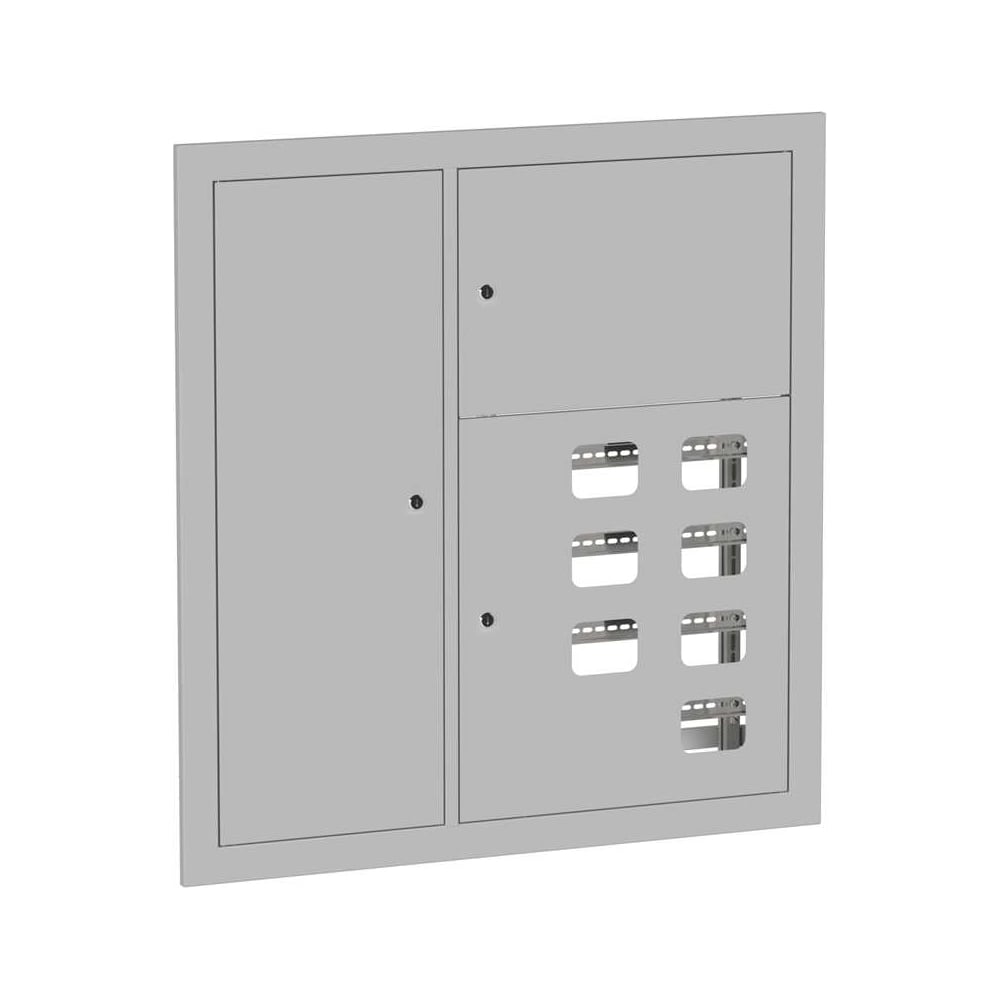 Этажный щит EKF 7 кв. RAL9003 со слаботочным отсеком слева ...