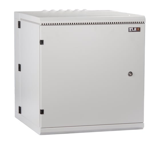 Настенный двухсекционный шкаф TLK 19, 6U, серый TWM-066060-M-GY