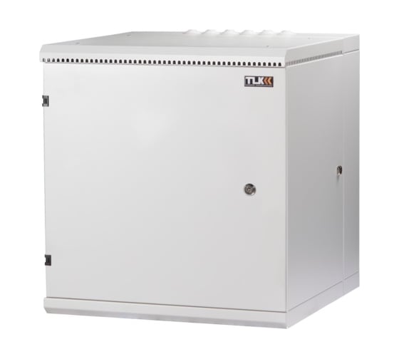 Настенный двухсекционный шкаф TLK 19, 6U, серый TWM-066060-M-GY