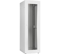 Напольный шкаф TLK Lite 19, 42U, стеклянная дверь, серый TFI-426060-GMMM-GY