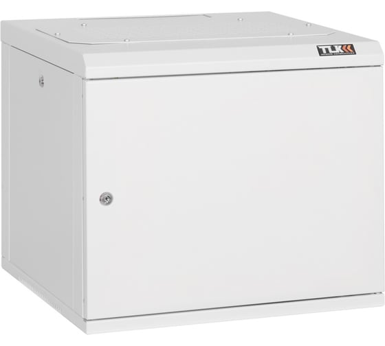 Настенный шкаф TLK 19, 9U, металлическая дверь, серый TWC-095360-M-W-GY 1