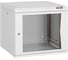 Настенный шкаф TLK 19, 15U, стеклянная дверь, серый TWC-155360-G-W-GY 1