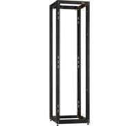 Двухрамная раздвижная монтажная стойка TLK 19, 42U, черный RAL 9005 TRK-425510-R-BK