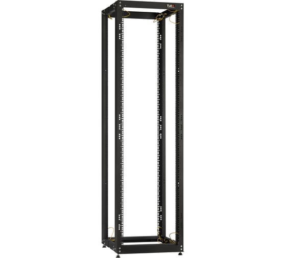 Двухрамная раздвижная монтажная стойка TLK 19, 42U, черный RAL 9005 TRK-425510-R-BK