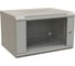 Настенный 19-дюймовый разобранный шкаф WRline WR-TW-0645-GP-RAL7035 (19"), 6U, 367x600x450мм, стеклянная дверь, цвет серый (RAL 7035) 520992 1