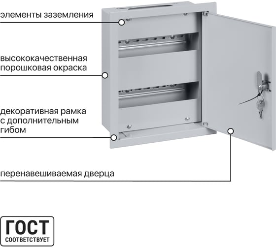 Щит TDM ELECTRIC ЩРВ-24 (345х280х120) Народный SQ0905-2711
