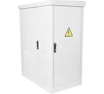 Уличный всепогодный укомплектованный напольный шкаф ЦМО ШТВ-2, IP55, 12U, 700x1000x900 мм (ВхШхГ), дверь: металл, кол-во отсеков: 1, цвет: серый, с нагревом, с охлаждением, ШТВ-2-12.10.9-43А3-Т1