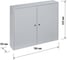 Щит TDM ELECTRIC ЩРН-144 632x780x120 мм, 2-х дверный SQ0905-0024 4