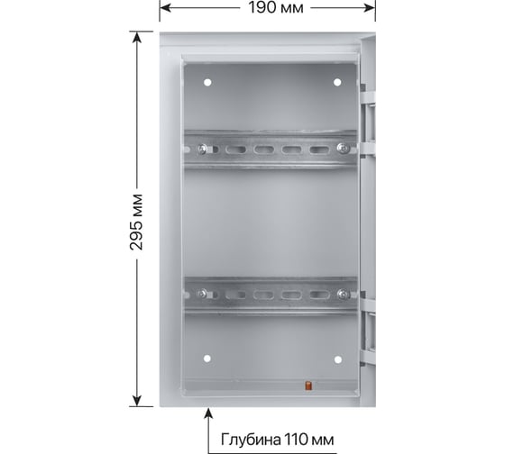 Щит TDM ELECTRIC ЩУ-МП Народный эконом 295x190x110 мм, с окном, IP54 SQ0905-3101
