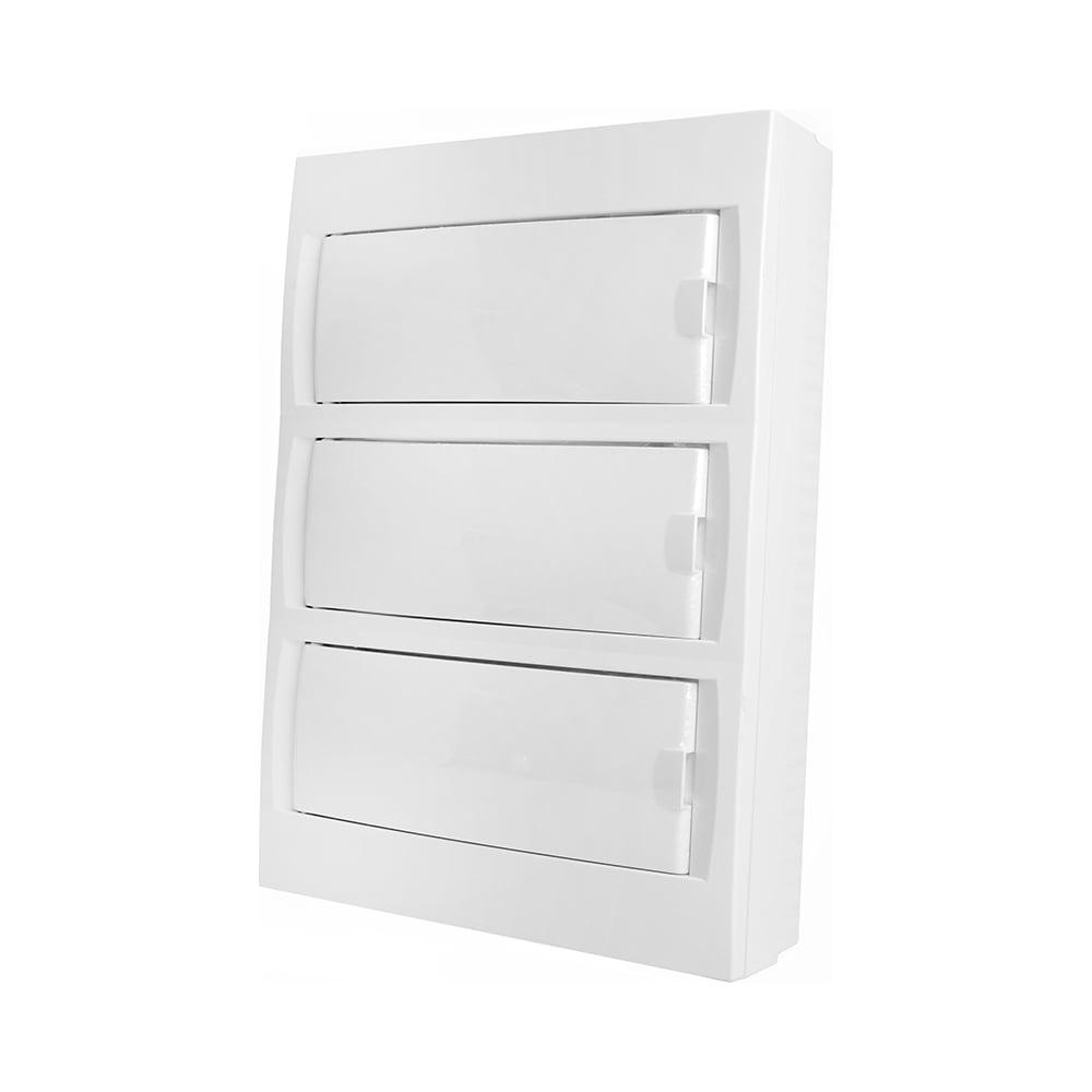 Настенный бокс STEKKER 36 модулей, белый, пластик, IP40, серия Standart ...