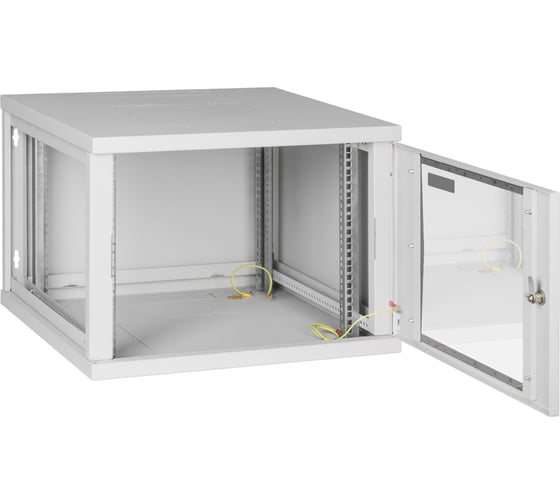 Настенный разборный шкаф TLK 19, 15U, серый TWI-156045-G-GY