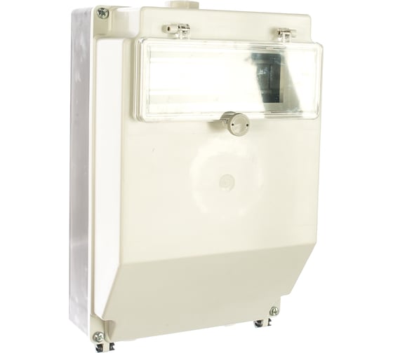 Бокс ABL 205x320x146 mm c окошком и DIN-рейкой на 9 модулей, IP44 B 59.03