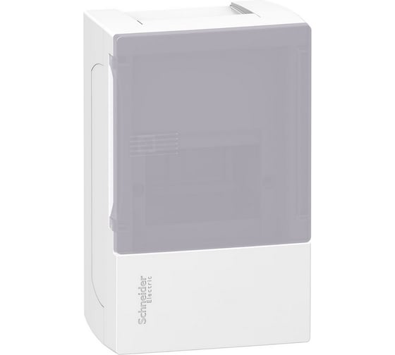 Навесной бокс Systeme Electric Mini Pragma New 1ряд/4мод., дымчатая дверь SE MIP12104T 1