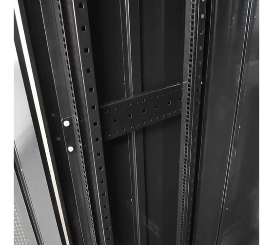 Телекоммуникационный шкаф КДДС на 42u, 600x800 мм, с перфорацией черный ral 9005 УТ-00001100