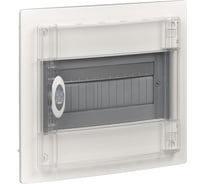 Встраиваемый бокс Systeme Electric Pragma 13 модулей 396x360x127 прозрачная пластиковая дверь SE PRA24113