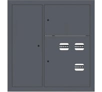 Этажный щит EKF 3 кв, слаботочка слева RAL7016, 1000x950x150, PROxima mb29-v-3z-ral7016