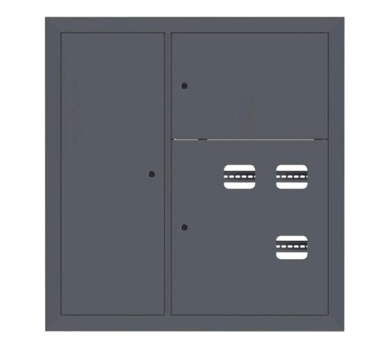 Этажный щит EKF 3 кв, слаботочка слева RAL7016, 1000x950x150, PROxima mb29-v-3z-ral7016