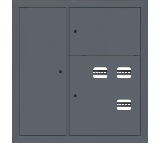 Этажный щит EKF 3 кв, слаботочка слева RAL7024, 1000x950x150, PROxima mb29-v-3z-ral7024