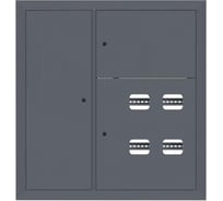 Этажный щит EKF 4 кв, слаботочка слева RAL7024, 1000x950x150, PROxima mb29-v-4z-ral7024