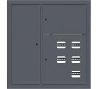 Этажный щит EKF 5 кв, слаботочка слева RAL7016, 1000x950x150, PROxima mb29-v-5z-ral7016