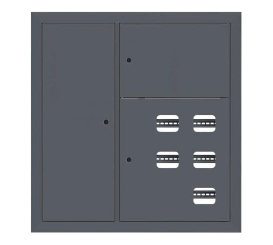 Этажный щит EKF 5 кв, слаботочка слева RAL7016, 1000x950x150, PROxima mb29-v-5z-ral7016 1