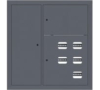 Этажный щит EKF 5 кв, слаботочка слева RAL7024, 1000x950x150, PROxima mb29-v-5z-ral7024