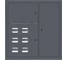 Этажный щит EKF 6 кв, RAL7016, 1000x950x150, PROxima mb29-v-6-ral7016 1