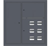 Этажный щит EKF 6 кв, слаботочка слева RAL7016, 1000x950x150, PROxima mb29-v-6z-ral7016