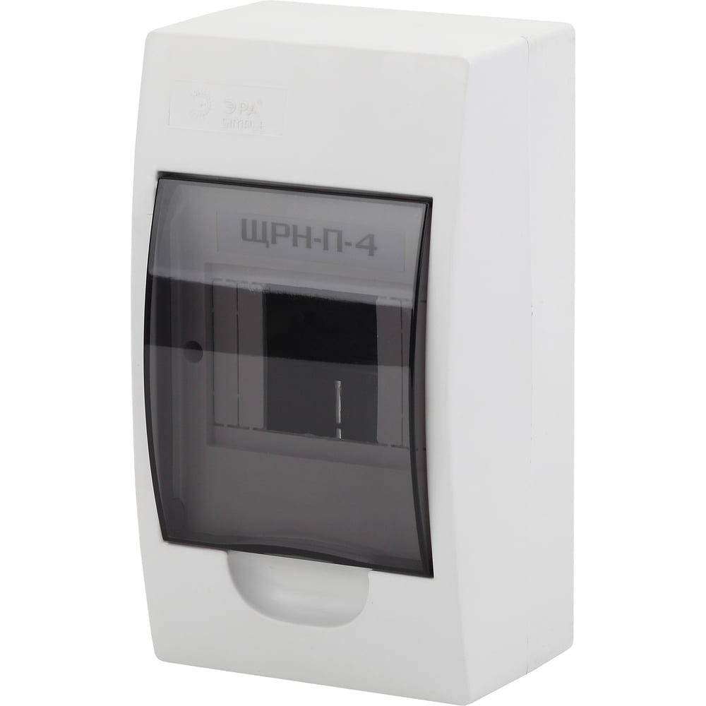Навесной бокс ЭРА SIMPLE ЩРН-П-4 модуля, пластик IP41 Б0041521 ...