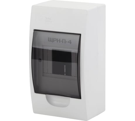Навесной бокс ЭРА SIMPLE ЩРН-П-4 модуля, пластик IP41 Б0041521
