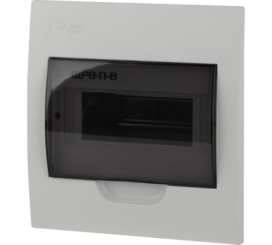 Встраиваемый бокс ЭРА SIMPLE ЩРВ-П-8 модулей, пластик IP41 Б0041511 1