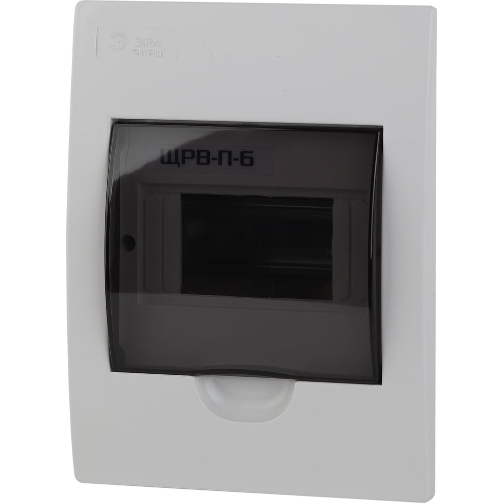 Встраиваемый бокс ЭРА SIMPLE ЩРВ-П-6 модулей, пластик IP41 Б0041510 ...