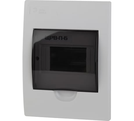 Встраиваемый бокс ЭРА SIMPLE ЩРВ-П-6 модулей, пластик IP41 Б0041510