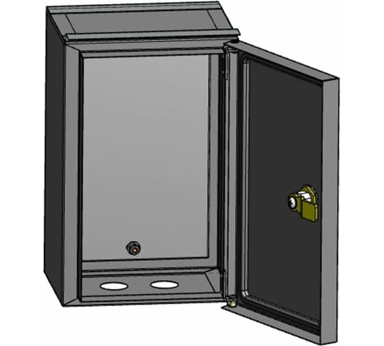 Щит учета ЭРА ЩУ-МП с окном и кронштейном IP55, 295х190х110, Б0032667