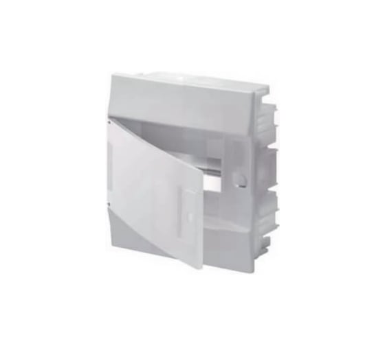 Бокс в нишу ABB Mistral41 6М непрозрачная дверь без клемм, белый 1SLM004100A1101 1