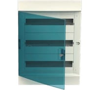 Бокс в нишу ABB Mistral41 54М зеленая дверь без клемм белый 1SLM004100A1209