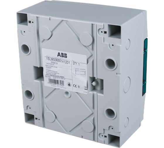 Бокс ABB настенный 8М прозрачная дверь Mistral65 с клемм, серые 1SLM006501A1201