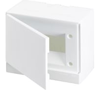 Бокс ABB навесной 6М белая дверь Basic E с клеммами 1SZR004002A2102