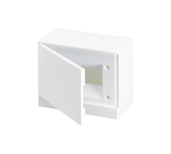 Бокс ABB навесной 6М белая дверь Basic E с клеммами 1SZR004002A2102