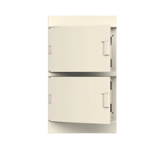 Бокс ABB настенный Mistral41 72М непрозрачная дверь, без клемм, белый 1SPE007717F1110