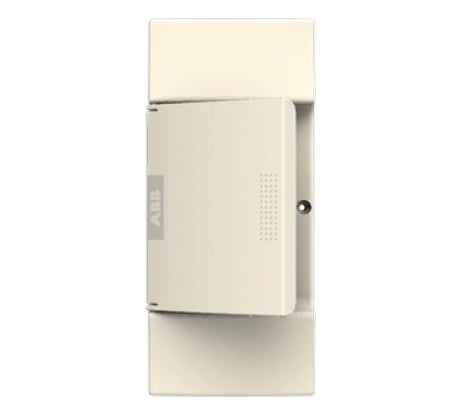 Бокс ABB настенный Mistral41 4М непрозрачная дверь, без клемм, белый 1SPE007717F0210