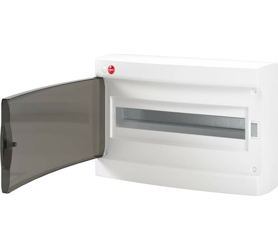Настенный щиток DKC ЩРн-П-18 прозрачная дверь, IP40, белый 84618
