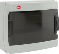 Настенный щиток DKC ЩРн-П-12 прозрачная дверь, IP65, серый 85612