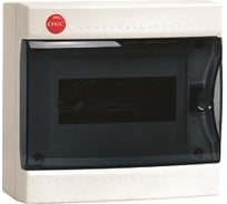 Настенный щиток DKC ЩРн-П-8з прозрачная дверь, IP40, белый, 2 клеммных блока 84908