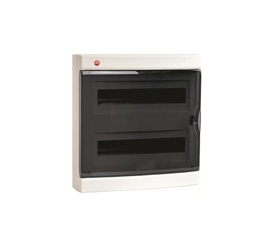 Настенный щиток DKC ЩРн-П-36з прозрачная дверь, IP40, белый, 2 клеммных блока 84936 1