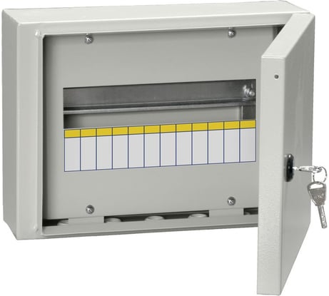 Металлический корпус IEK ЩРн-12з-0 74 У2 IP54 ИЭК MKM11-N-12-54-Z