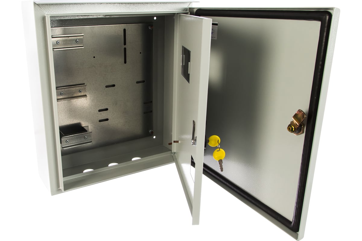 Корпус щита учета IEK под 3-ф счет. ЩУ-3/1-1 IP66 ИЭК MKM51-N-09-54 ...